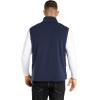 image33000ft Mens Fleece Vest Lightweight Warm Zip Up Polar Vests Outerwear with Zipper Pockets Sleeveless Jacket for WinterTrue Navy