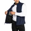 image33000ft Mens Fleece Vest Lightweight Warm Zip Up Polar Vests Outerwear with Zipper Pockets Sleeveless Jacket for WinterTrue Navy