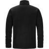 image33000ft Mens Full Zip Fleece Jacket Lightweight Warm Soft Polar Long Sleeve Jackets with Pockets for Winter Hiking CasualBlack