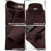 image33000ft Mens Full Zip Fleece Jacket Lightweight Warm Soft Polar Long Sleeve Jackets with Pockets for Winter Hiking CasualChocolate