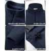 image33000ft Mens Full Zip Fleece Jacket Lightweight Warm Soft Polar Long Sleeve Jackets with Pockets for Winter Hiking CasualNavy Blue
