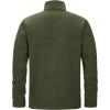 image33000ft Mens Full Zip Fleece Jacket Lightweight Warm Soft Polar Long Sleeve Jackets with Pockets for Winter Hiking CasualOlive Green