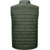 image33000ft Mens Lightweight Packable Insulated Puffer Vest Outerwear Warm Winter Sleeveless Jacket for Golf RunningArmy Green