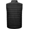 image33000ft Mens Lightweight Packable Insulated Puffer Vest Outerwear Warm Winter Sleeveless Jacket for Golf RunningBlack