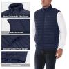 image33000ft Mens Lightweight Packable Insulated Puffer Vest Outerwear Warm Winter Sleeveless Jacket for Golf RunningBlue