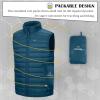 image33000ft Mens Lightweight Packable Insulated Puffer Vest Outerwear Warm Winter Sleeveless Jacket for Golf RunningCeramic Blue
