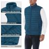image33000ft Mens Lightweight Packable Insulated Puffer Vest Outerwear Warm Winter Sleeveless Jacket for Golf RunningCeramic Blue
