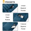 image33000ft Mens Lightweight Packable Insulated Puffer Vest Outerwear Warm Winter Sleeveless Jacket for Golf RunningCeramic Blue