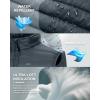 image33000ft Mens Lightweight Packable Insulated Puffer Vest Outerwear Warm Winter Sleeveless Jacket for Golf RunningDark Grey