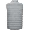 image33000ft Mens Lightweight Packable Insulated Puffer Vest Outerwear Warm Winter Sleeveless Jacket for Golf RunningMid Grey