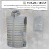 image33000ft Mens Lightweight Packable Insulated Puffer Vest Outerwear Warm Winter Sleeveless Jacket for Golf RunningMid Grey