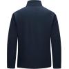 image33000ft Mens Lightweight Softshell Jacket Warm Fleece Lined Windbreaker Waterproof Soft Shell for Outdoor HikingDark Blue