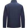 image33000ft Mens Lightweight Softshell Jacket Warm Fleece Lined Windbreaker Waterproof Soft Shell for Outdoor HikingDark Denim