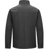 image33000ft Mens Lightweight Softshell Jacket Warm Fleece Lined Windbreaker Waterproof Soft Shell for Outdoor HikingDarkgrey Melange