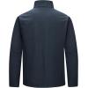 image33000ft Mens Lightweight Softshell Jacket Warm Fleece Lined Windbreaker Waterproof Soft Shell for Outdoor HikingMidnight Blue Heather