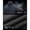 image33000ft Mens Lightweight Softshell Jacket Warm Fleece Lined Windbreaker Waterproof Soft Shell for Outdoor HikingMidnight Blue Heather