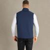 image33000ft Mens Lightweight Softshell Vest Outerwear Zip Up Fleece Lined Windproof Sleeveless Jacket for Golf Running HikingBlue