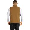 image33000ft Mens Lightweight Softshell Vest Outerwear Zip Up Fleece Lined Windproof Sleeveless Jacket for Golf Running HikingBrown