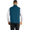 image33000ft Mens Lightweight Softshell Vest Outerwear Zip Up Fleece Lined Windproof Sleeveless Jacket for Golf Running HikingDark Blue