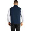 image33000ft Mens Lightweight Softshell Vest Outerwear Zip Up Fleece Lined Windproof Sleeveless Jacket for Golf Running HikingDark Denim