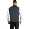 image33000ft Mens Lightweight Softshell Vest Outerwear Zip Up Fleece Lined Windproof Sleeveless Jacket for Golf Running HikingDark Grey