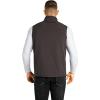 image33000ft Mens Lightweight Softshell Vest Outerwear Zip Up Fleece Lined Windproof Sleeveless Jacket for Golf Running HikingGrey