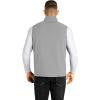 image33000ft Mens Lightweight Softshell Vest Outerwear Zip Up Fleece Lined Windproof Sleeveless Jacket for Golf Running HikingMidgrey