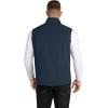 image33000ft Mens Lightweight Softshell Vest Outerwear Zip Up Fleece Lined Windproof Sleeveless Jacket for Golf Running HikingMidnight Blue Heather