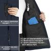 image33000ft Mens Lightweight Softshell Vest Outerwear Zip Up Fleece Lined Windproof Sleeveless Jacket for Golf Running HikingMidnight Blue Heather