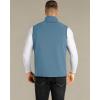 image33000ft Mens Lightweight Softshell Vest Outerwear Zip Up Fleece Lined Windproof Sleeveless Jacket for Golf Running HikingMountain Blue