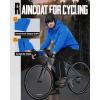 image33000ft Mens Packable Rain Jacket Lightweight Rain Shell Jacket with Hood Waterproof Raincoat for CyclingBright Blue