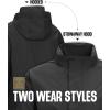 image33000ft Mens Packable Rain Jacket Waterproof Lightweight Raincoat Rain Shell with Hood for Outdoor Hiking Golf TravelBlack