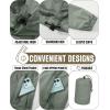 image33000ft Mens Packable Rain Jacket Waterproof Lightweight Raincoat Rain Shell with Hood for Outdoor Hiking Golf TravelGreen