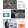 image33000ft Mens Puffer Vest Outerwear Winter Warm Padded Outdoor Casual Thick Insulated Quilted Sleeveless JacketBrownish Green