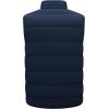 image33000ft Mens Puffer Vest Outerwear Winter Warm Padded Outdoor Casual Thick Insulated Quilted Sleeveless JacketDark Blue