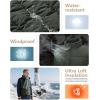 image33000ft Mens Puffer Vest Outerwear Winter Warm Padded Outdoor Casual Thick Insulated Quilted Sleeveless JacketGreen