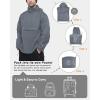 image33000ft Mens Pullover Rain Jacket Waterproof with Hood Lightweight Packable Raincoat Windbreaker for Golf TravelGray