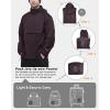 image33000ft Mens Pullover Rain Jacket Waterproof with Hood Lightweight Packable Raincoat Windbreaker for Golf TravelPurple