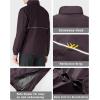 image33000ft Mens Pullover Rain Jacket Waterproof with Hood Lightweight Packable Raincoat Windbreaker for Golf TravelPurple