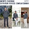 image33000ft Mens QuarterZip Polar Fleece Jacket Long Sleeve Half Zip Fleece Pullover Sweaters Thermal Golf SweatshirtGrey Heather