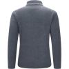image33000ft Mens QuarterZip Polar Fleece Jacket Long Sleeve Half Zip Fleece Pullover Sweaters Thermal Golf SweatshirtGrey Heather