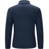 image33000ft Mens QuarterZip Polar Fleece Jacket Long Sleeve Half Zip Fleece Pullover Sweaters Thermal Golf SweatshirtNavy