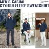 image33000ft Mens QuarterZip Polar Fleece Jacket Long Sleeve Half Zip Fleece Pullover Sweaters Thermal Golf SweatshirtNavy