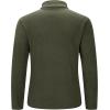 image33000ft Mens QuarterZip Polar Fleece Jacket Long Sleeve Half Zip Fleece Pullover Sweaters Thermal Golf SweatshirtOlive