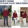 image33000ft Mens QuarterZip Polar Fleece Jacket Long Sleeve Half Zip Fleece Pullover Sweaters Thermal Golf SweatshirtRed