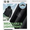 image33000ft Mens Rain Jacket Waterproof Lightweight Raincoat Packable Rain Shell Windbreaker with Hood for Golf Hiking TravelBlack