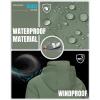 image33000ft Mens Rain Jacket Waterproof Lightweight Raincoat Packable Rain Shell Windbreaker with Hood for Golf Hiking TravelGreen
