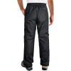 image33000ft Mens Rain Pants Full Zip Waterproof Pants Breathable Rain Over Trousers for Outdoor Hiking Golf WorkBlack