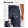 image33000ft Mens Rain Pants Full Zip Waterproof Pants Breathable Rain Over Trousers for Outdoor Hiking Golf WorkDeep Blue