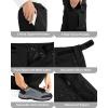 image33000ft Mens Rain Pants Waterproof Lightweight Breathable Golf Over Pants for Hiking Travel Cycling OutdoorBlack